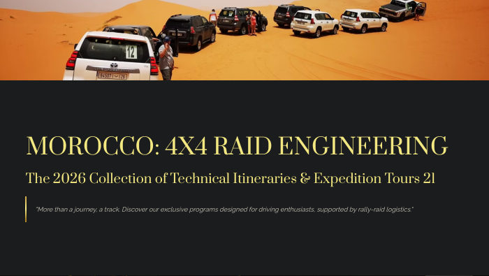 Couverture — Maroc Raid 4x4 — Collection 2026